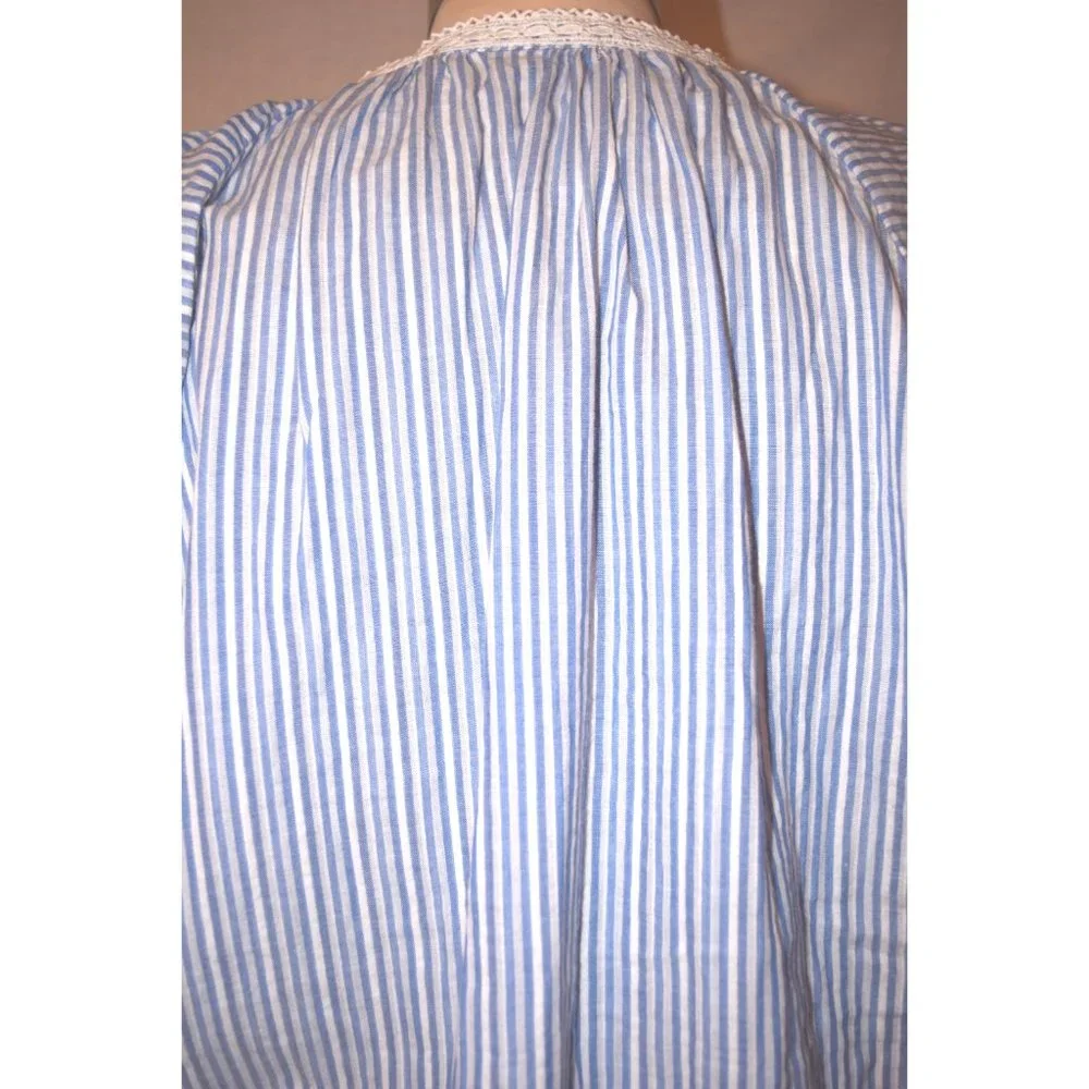 Seven7 Striped Tie Front Blouse size XL - Picture 7 of 10